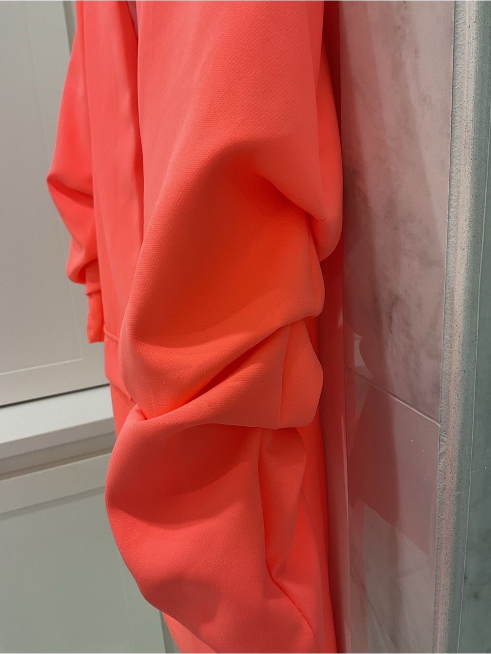 🔴Highland Park Neon Coral Open-Front Blazer🔴 - Picture 6 of 7